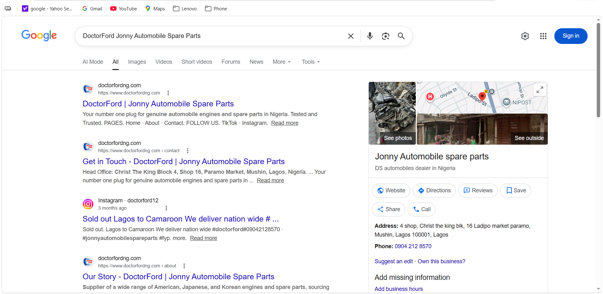 E-Commerce Experience